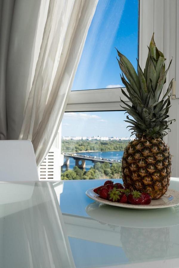 Exquisite Panoramic Views Apartment Dnipro Embankment كييف المظهر الخارجي الصورة